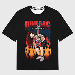 Футболка оверсайз мужская Pantera: Dimetag Forever, цвет: 3D-принт