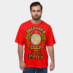 Футболка оверсайз мужская Сделано в 1965 СССР, цвет: 3D-принт — фото 2