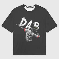 Мужская футболка оверсайз Paul Pogba: Dab
