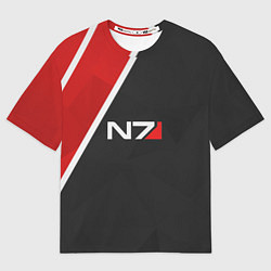 Футболка оверсайз мужская N7 Space, цвет: 3D-принт