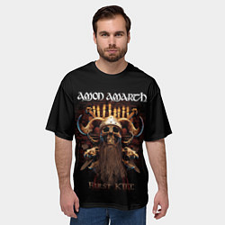 Футболка оверсайз мужская Amon Amarth: First kill, цвет: 3D-принт — фото 2
