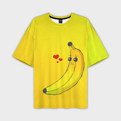 Футболка оверсайз мужская Just Banana (Yellow), цвет: 3D-принт