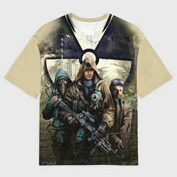 Мужская футболка оверсайз STALKER: Radioactive