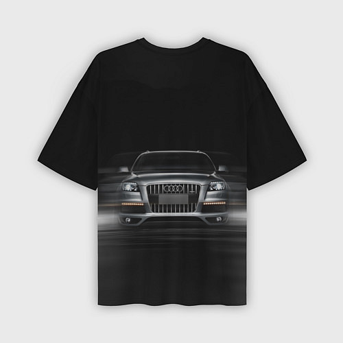 Мужская футболка оверсайз Audi Q7 скорость / 3D-принт – фото 2