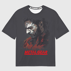 Мужская футболка оверсайз Metal Gear Solid