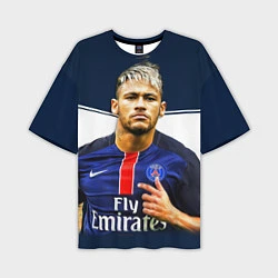 Мужская футболка оверсайз Neymar: Fly Emirates