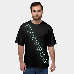 Футболка оверсайз мужская Dovahkin, цвет: 3D-принт — фото 2