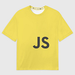 Мужская футболка оверсайз JavaScript