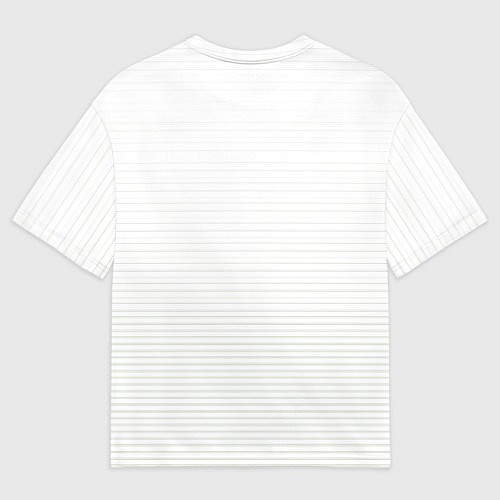 Мужская футболка оверсайз A S Roma - WHITE N 98 NEW 2022 / 3D-принт – фото 2