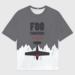 Мужская футболка оверсайз Foo Fighters: Learn to fly