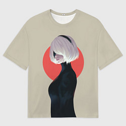 Футболка оверсайз мужская Nier Automata, цвет: 3D-принт