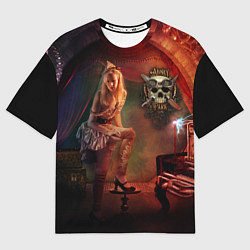 Футболка оверсайз мужская Abney Park rock, цвет: 3D-принт