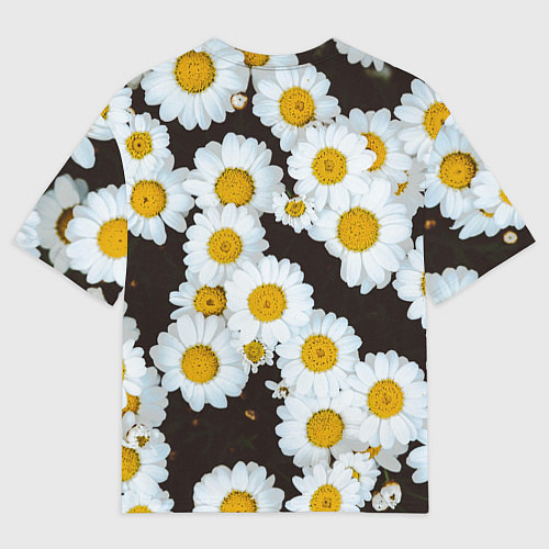Мужская футболка оверсайз Аромашки / 3D-принт – фото 2