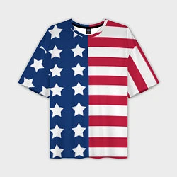 Мужская футболка оверсайз USA Flag