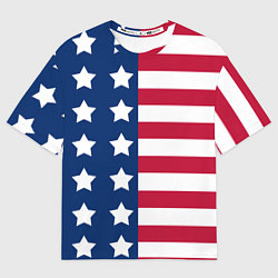 Мужская футболка оверсайз USA Flag