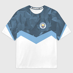 Футболка оверсайз мужская Manchester City FC: Sport, цвет: 3D-принт
