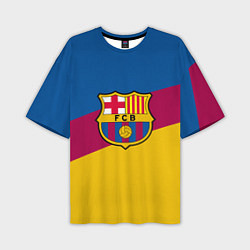 Мужская футболка оверсайз FC Barcelona 2018 Colors