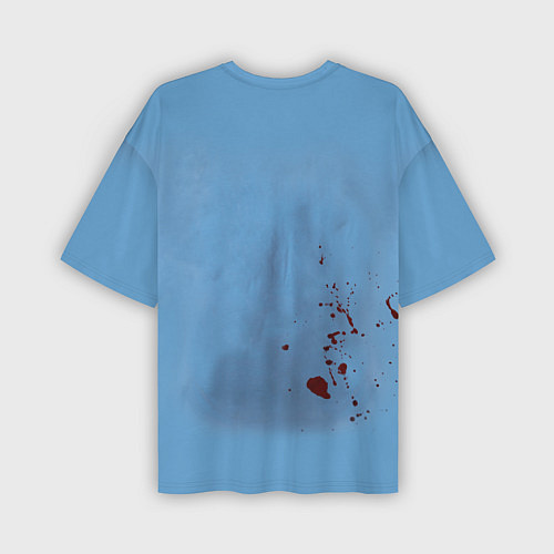 Мужская футболка оверсайз Костюм врача кровь / 3D-принт – фото 2