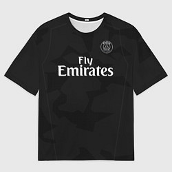 Мужская футболка оверсайз Neymar PSG