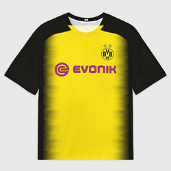 Футболка оверсайз мужская BVB FC: Rois Away 17/18, цвет: 3D-принт