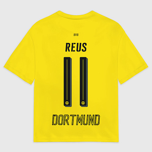 Мужская футболка оверсайз BVB FC: Rois Home 17/18 / 3D-принт – фото 2