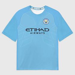 Футболка оверсайз мужская Man City FC: Sterling Home 17/18, цвет: 3D-принт