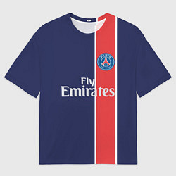 Футболка оверсайз мужская FC PSG: Original, цвет: 3D-принт