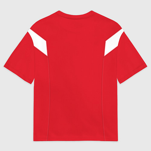 Мужская футболка оверсайз Сборная России: ЧМ 2018 / 3D-принт – фото 2