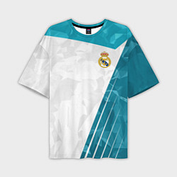 Мужская футболка оверсайз FC Real Madrid: Abstract