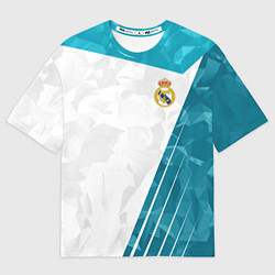 Мужская футболка оверсайз FC Real Madrid: Abstract