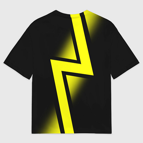 Мужская футболка оверсайз FC Borussia Dortmund: Storm / 3D-принт – фото 2