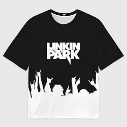 Футболка оверсайз мужская Linkin Park: Black Rock, цвет: 3D-принт