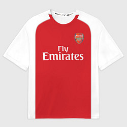 Футболка оверсайз мужская FC Arsenal: Henry Home 17/18, цвет: 3D-принт