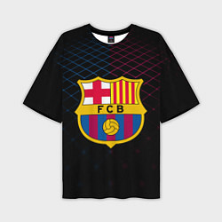 Мужская футболка оверсайз FC Barcelona Lines