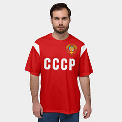 Футболка оверсайз мужская Сборная СССР 1988, цвет: 3D-принт — фото 2