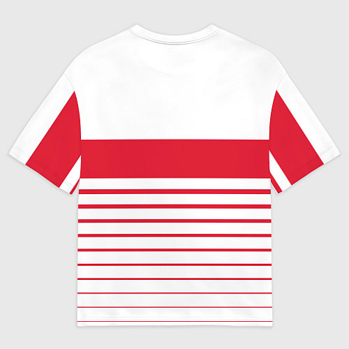 Мужская футболка оверсайз Швейцария - форма / 3D-принт – фото 2