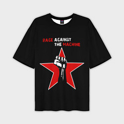 Мужская футболка оверсайз Rage Against the Machine - star