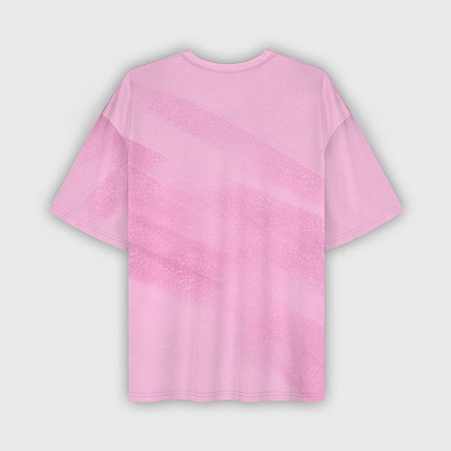 Мужская футболка оверсайз Lil Peep: Pink Style / 3D-принт – фото 2
