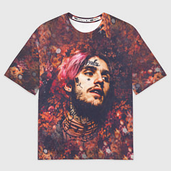 Футболка оверсайз мужская Lil Peep: Cry baby, цвет: 3D-принт
