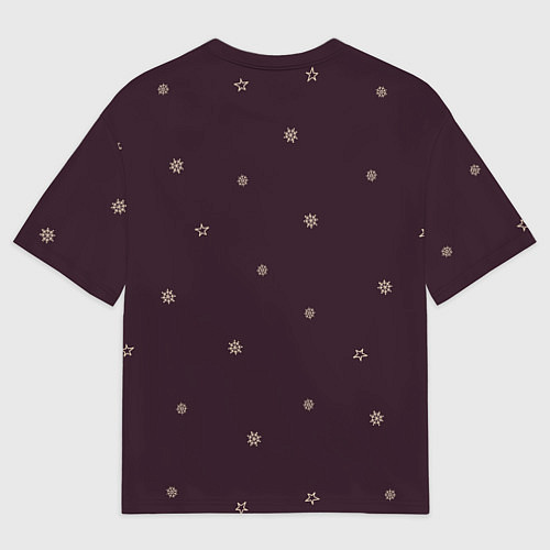 Мужская футболка оверсайз Who was a bad boy? / 3D-принт – фото 2