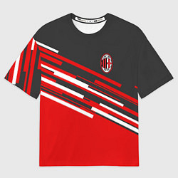 Футболка оверсайз мужская АC Milan: R&G, цвет: 3D-принт