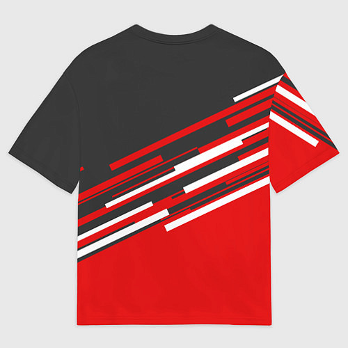 Мужская футболка оверсайз АC Milan: R&G / 3D-принт – фото 2