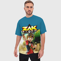 Футболка оверсайз мужская Zak Storm, цвет: 3D-принт — фото 2