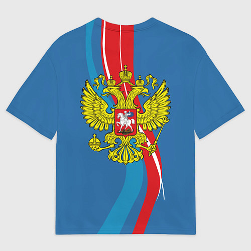 Мужская футболка оверсайз Герб Игорь / 3D-принт – фото 2