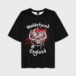 Мужская футболка оверсайз Motorhead England