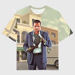 Футболка оверсайз мужская GTA V: Michael, цвет: 3D-принт