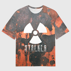 Футболка оверсайз мужская S.T.A.L.K.E.R: Orange Toxic, цвет: 3D-принт
