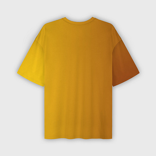 Мужская футболка оверсайз Chevrolet желтый градиент / 3D-принт – фото 2