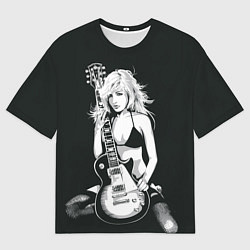 Мужская футболка оверсайз Рокерская душа