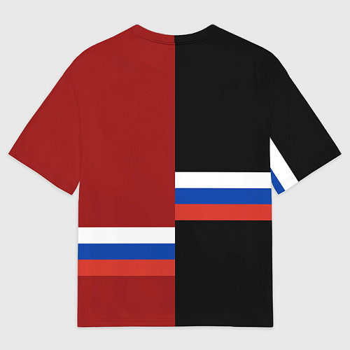 Мужская футболка оверсайз Moscow, Russia / 3D-принт – фото 2